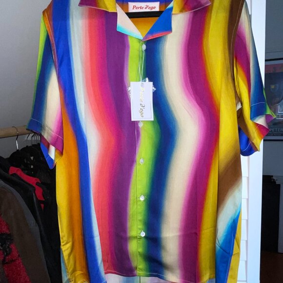 Perte d'Ego Rainbow "Paint Stoke" Shirt - Picture 2 of 7